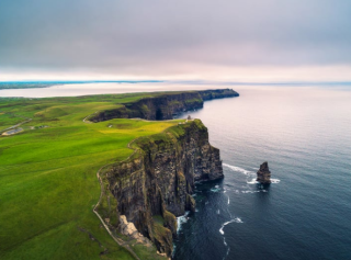 Luchtfoto kliffen van moher